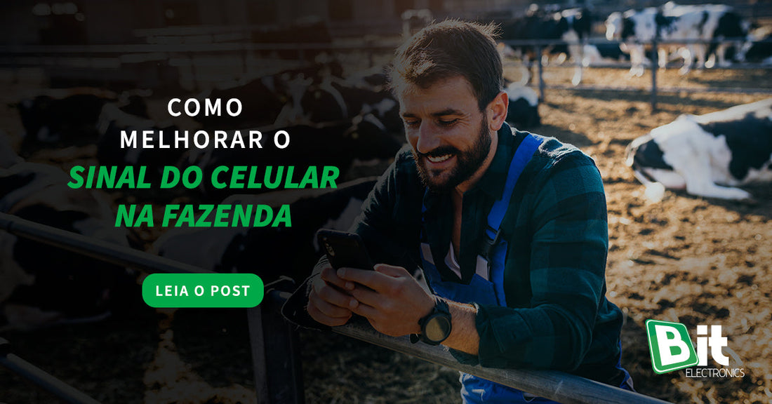 Como melhorar o sinal do celular na fazenda?
