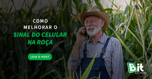 Como melhorar o sinal do celular na roça?