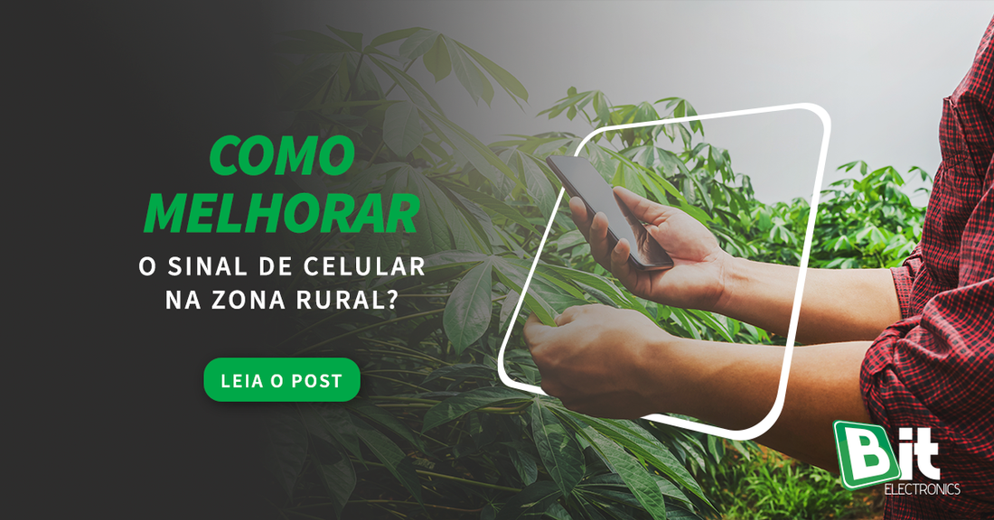 Sinal de celular na zona rural
