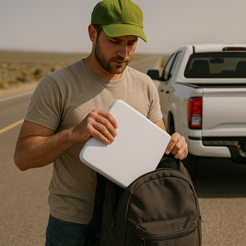 Starlink Mini Rental + Vehicle Case - Bit Star Mini