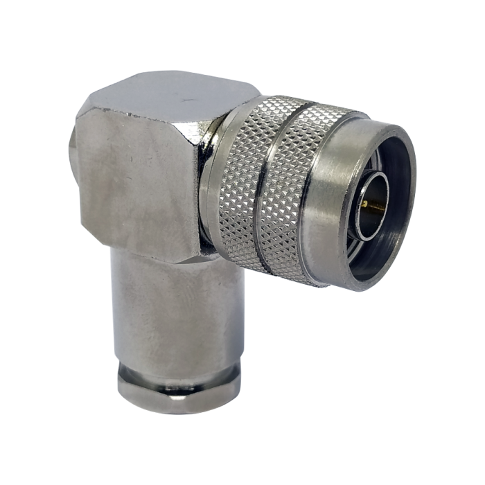 Conector N Macho Angular p/ Cabo RGC-213