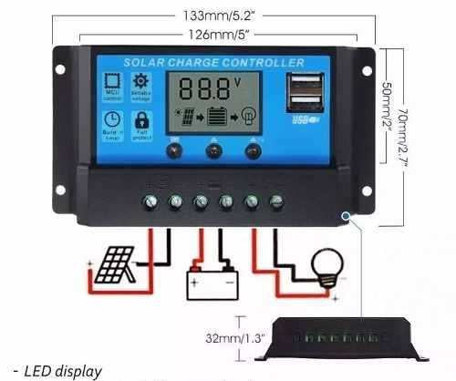 Controlador de Carga 40A